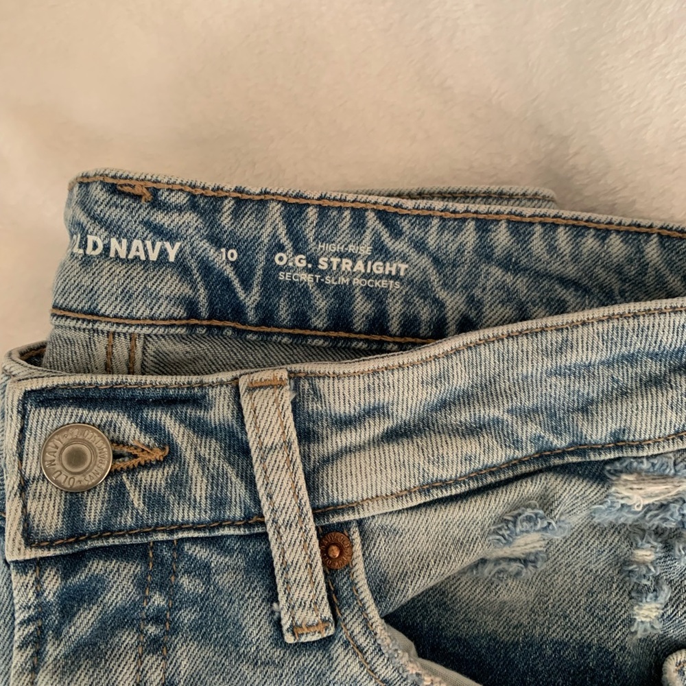 Old Navy slim straight jeans